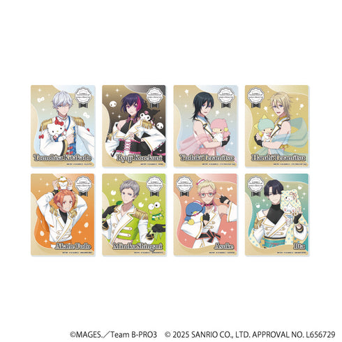 『B-PROJECT~熱烈*ラブコール~×サンリオキャラクターズ』アクリルカード01/BOX(全8種)(等身イラスト)